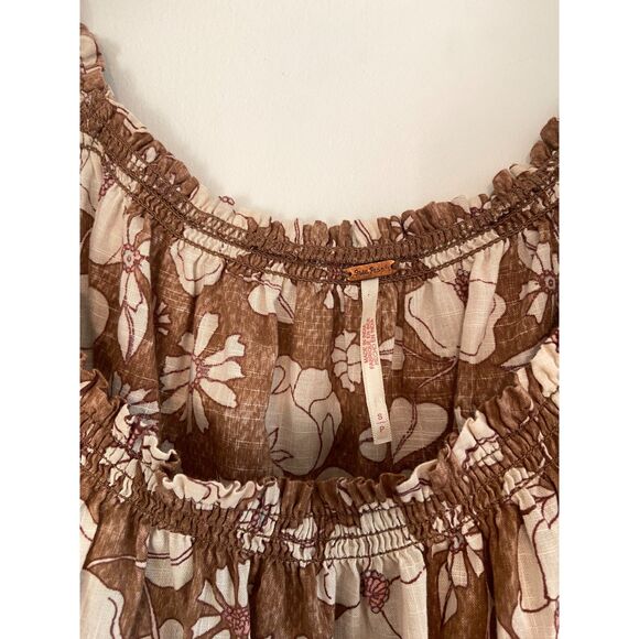 Free People Miss Daisy Printed Top NWOT Size SMALL - Picture 7 of 7